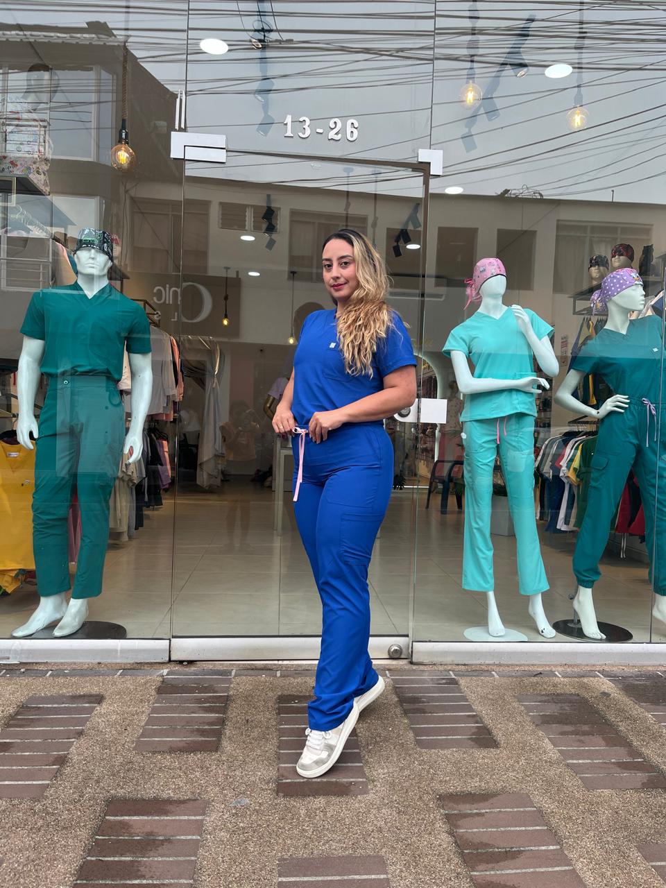 UNIFORME AZUL REY BOTA RECTA