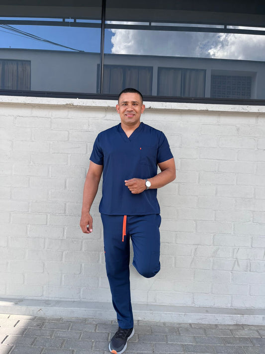 UNIFORME HOMBRE AZUL DIA BOTA RECTA
