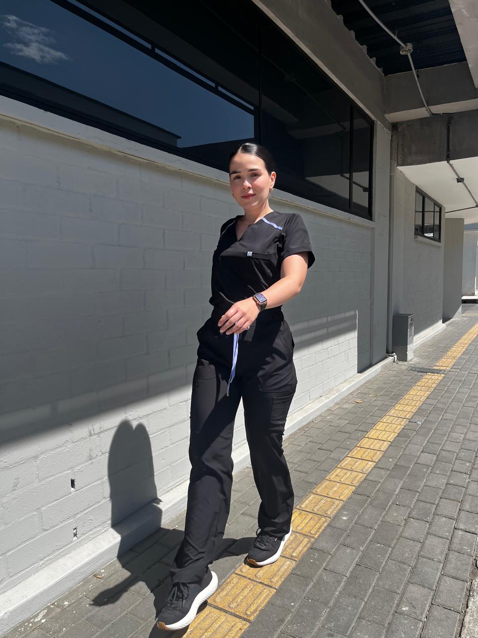 UNIFORME DYNAMIC NEGRO BOTA RECTA