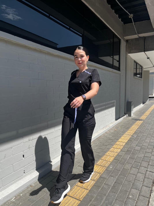 UNIFORME DYNAMIC NEGRO BOTA RECTA