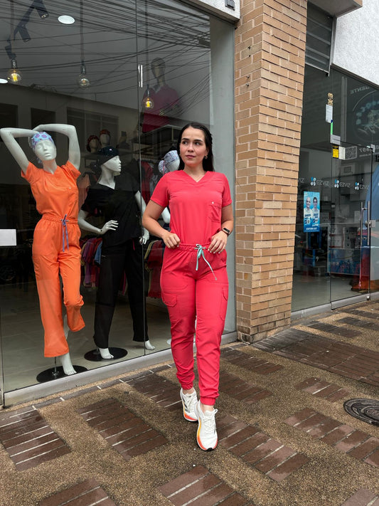 UNIFORME JOGGER COLOR CORAL