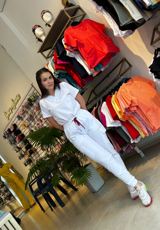 UNIFORME JOGGER BLANCO