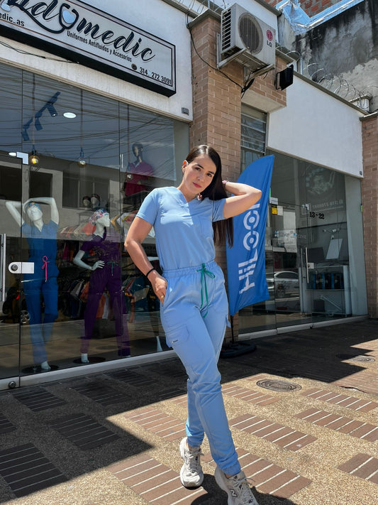 UNIFORME JOGGER AZUL BEBE
