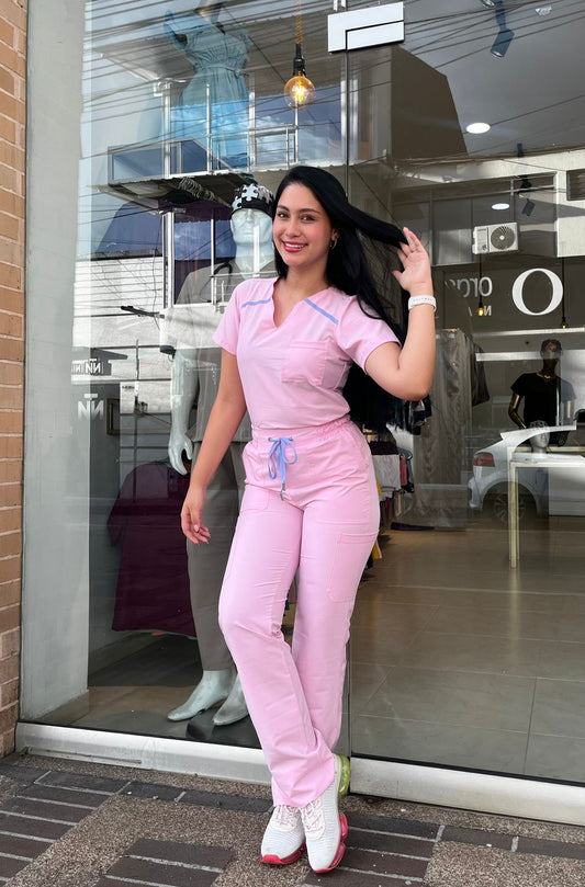 UNIFORME DYNAMIC ROSA BEBE SESGOS LILA