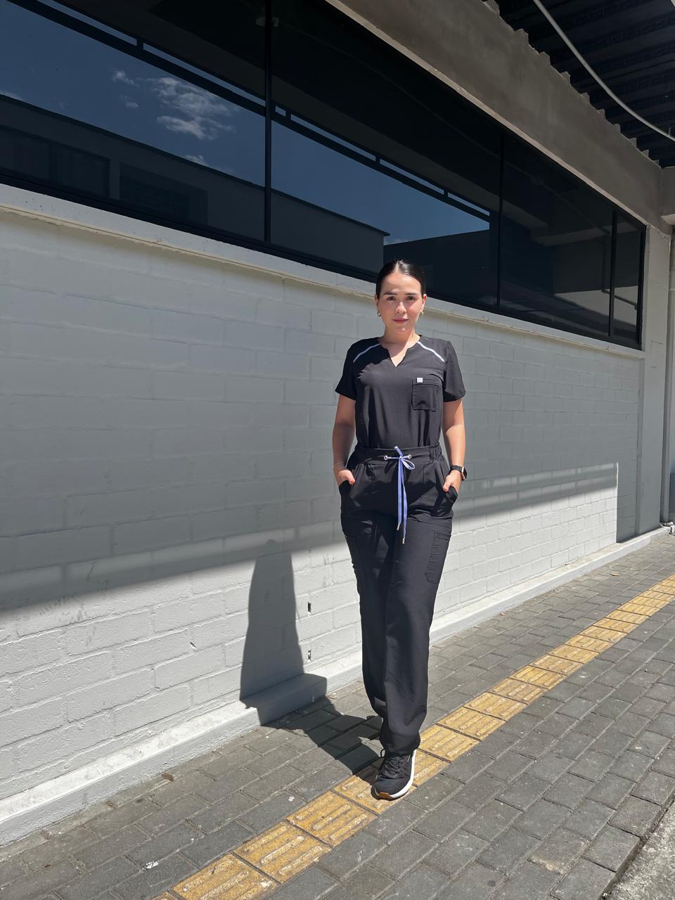 UNIFORME DYNAMIC NEGRO BOTA RECTA