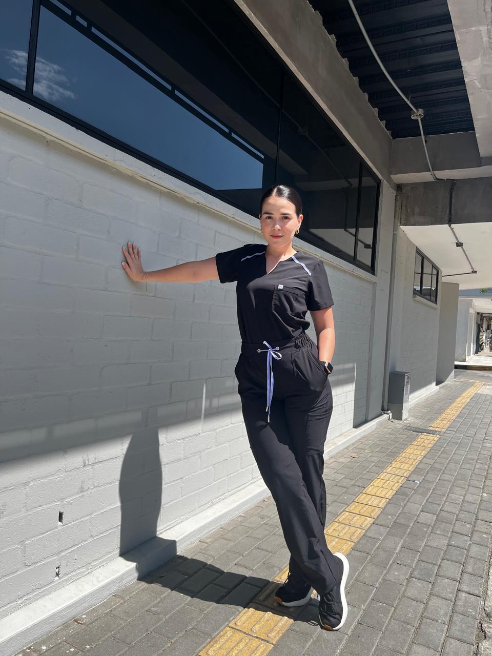 UNIFORME DYNAMIC NEGRO BOTA RECTA