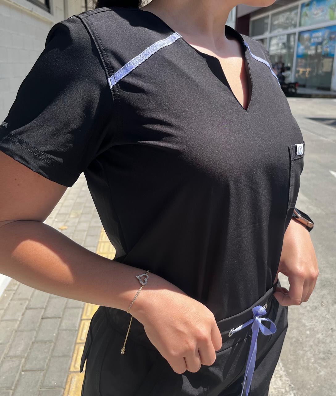 UNIFORME DYNAMIC NEGRO BOTA RECTA