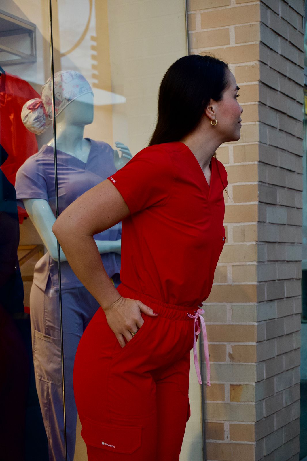 UNIFORME JOGGER ROJO VIVO