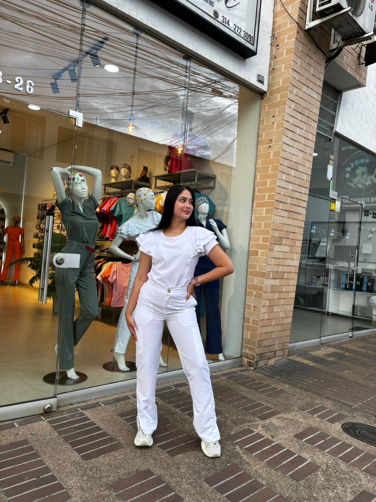 UNIFORME ATENEA BLANCO BOLEROS